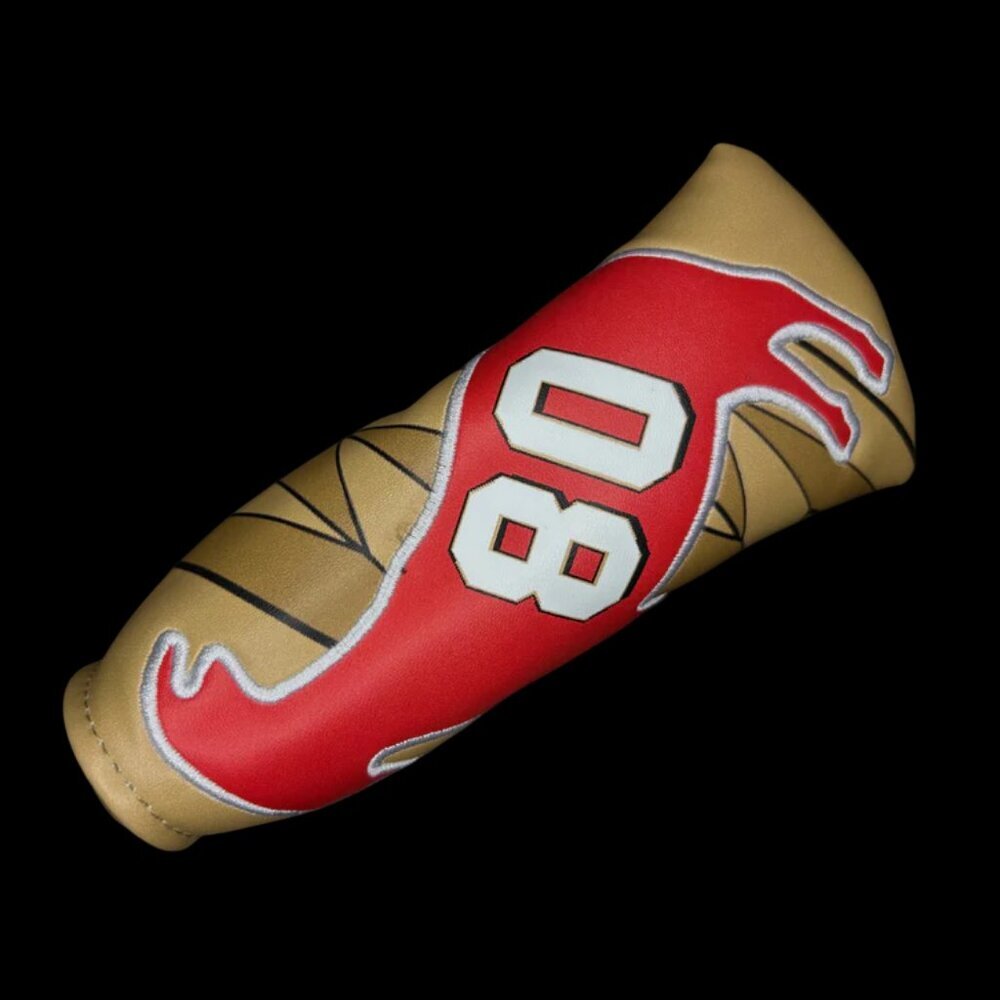 Goated Golf THE FLASH GOLF TOWEL/Blade Headcover (#80 Jerry Rice) - Picture 4 of 12